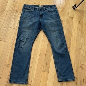 Wrangler Dark Blue Straight Jeans